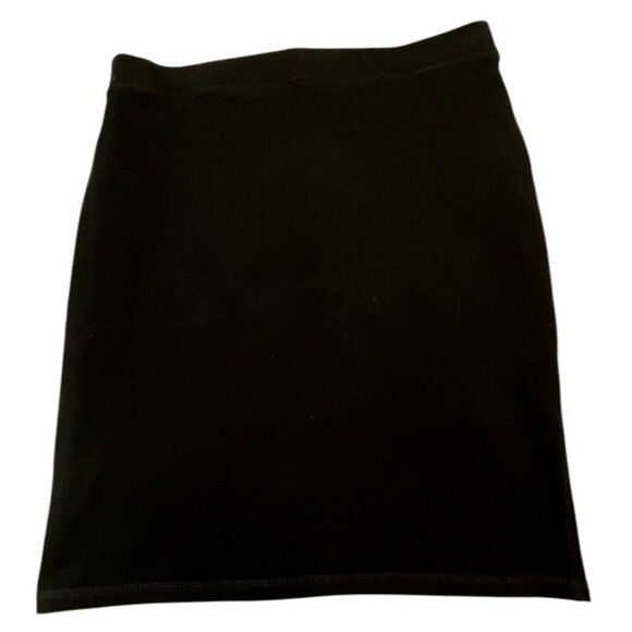 Old Navy Women's Black BodyCon Pull-On Pencil Skirt SIZE-MEDIUM - Picture 2 of 4